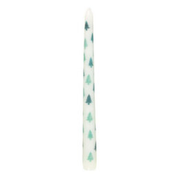 Something Different Green Fir Tree Candle Holder With Taper Candle - thumbnail 4