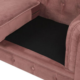 Beliani Sofa 3 Seater Chesterfield Velvet Pink - thumbnail 8
