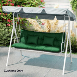 Outsunny Outdoor Seat Cushions Back Cushion With 2 Pillows, Seat Pads - thumbnail 9