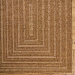 Livabliss Pismo Beach-Modern Brown Tan Yellow Graphic In- & Outdoor Jute-Look Rug 200 X 275 Cm Easy Care, Non Shedding - thumbnail 7