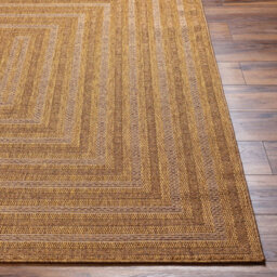 Livabliss Pismo Beach-Modern Brown Tan Yellow Graphic In- & Outdoor Jute-Look Rug 200 X 275 Cm Easy Care, Non Shedding - thumbnail 5