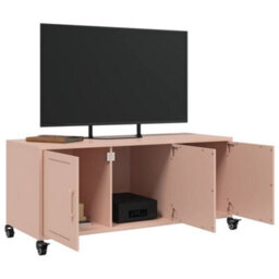 Walplus Tv Cabinet Pink 100.5X39X43.5 Cm Steel - thumbnail 4