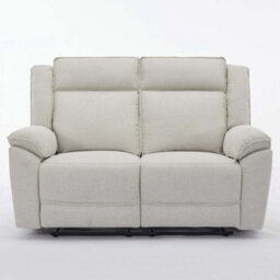More4Homes Skye 2 Seater Linen Electric Recliner Sofa (Beige) - thumbnail 2