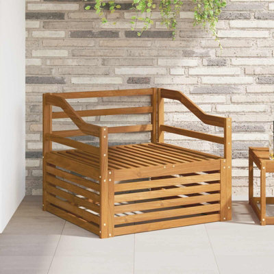 Walplus Outdoor Sofa Natural Garden Patio Seating Furniture Set - image 1