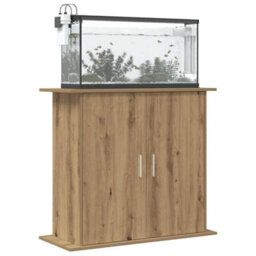 Walplus Artisan Oak Aquarium Stand 81X36X73 Cm Engineered Wood - Fish Tank Cabinet - thumbnail 3