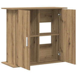 Walplus Artisan Oak Aquarium Stand 81X36X73 Cm Engineered Wood - Fish Tank Cabinet - thumbnail 2
