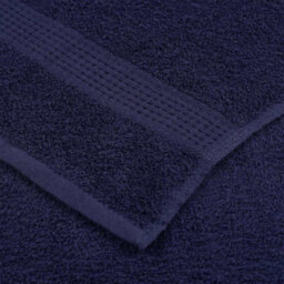 Berkfield Wash Towels 4 Pcs Frogn Navy Blue 30X30 Cm 100% Cotton - thumbnail 6
