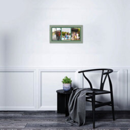 AK Frames 16X8 Green Classic Multi Photo Frame With Emerald Mount - Holds 3 Apertures (3X) 7X5 Photos - thumbnail 3