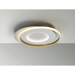 Luminosa Lighting Luminosa Limbos Integrated Led Semi Flush Light White, Gold 3000K 4400Lm - Uk Stock - thumbnail 3
