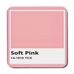 Benjamin Tate Design Soft Pink Placemat And Coaster Set With Wood Bottom Designer Artwork Exclusive Set Of 12 - thumbnail 3