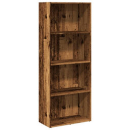 Berkfield Bookcase Old Wood 60X30X152 Cm Engineered Wood - thumbnail 2