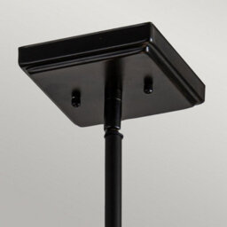 Luminosa Lighting Elstead Alderley 2 Light Trio-Mount Pendant Vintage Bronze - thumbnail 3