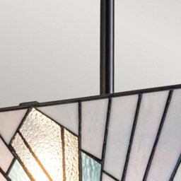 Luminosa Lighting Elstead Alderley 2 Light Trio-Mount Pendant Vintage Bronze - thumbnail 4