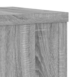 Walplus Plant Stand 2Pcs Grey Sonoma 25X25X80 Cm Engineered Wood - thumbnail 8