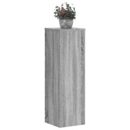 Walplus Plant Stand 2Pcs Grey Sonoma 25X25X80 Cm Engineered Wood - thumbnail 3