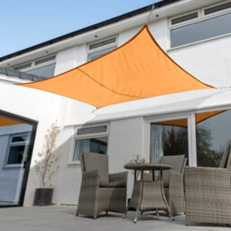 Kookaburra 4M X 3M Rectangle Waterproof Orange Garden Patio Sun Shade Sail Canopy 98% Uv Block With Free Rope - thumbnail 2