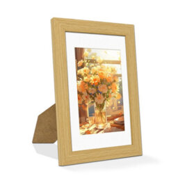 Ak Frames Light Oak 6X4 Frame With 5X3 Mount And Perspex Front - thumbnail 2