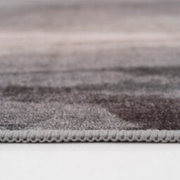 Loomed Abstract Design Cotton Chenille Rug Blue Teal Machine Washable 280Cm X 380Cm - thumbnail 8