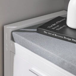 Sobuy Fsr74-W, 2 Drawers Shoe Rack Hallway Storage Bench With Seat Cushion,white,w100Xd40Xh40 - thumbnail 6