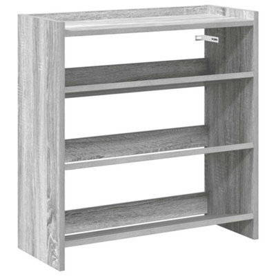 Berkfield Elegant Shoe Rack Grey Sonoma 60X25X62 Cm Engineered Wood - image 1