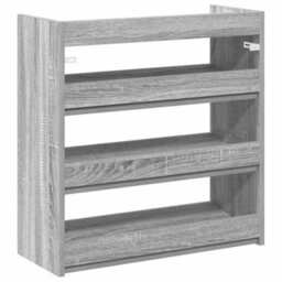 Berkfield Elegant Shoe Rack Grey Sonoma 60X25X62 Cm Engineered Wood - thumbnail 6