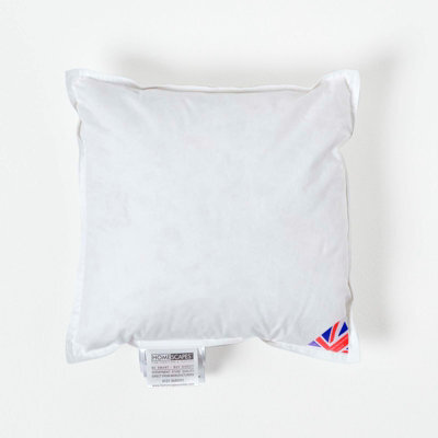 "Homescapes Luxury Duck Feather Cushion Pads Or Inserts 35 X 35 Cm (14 X 14"") Bounce Back Generously Filled Inner Pads, Fillers" - image 1