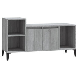 Berkfield Classic Tv Cabinet Grey Sonoma 100X35X55 Cm Engineered Wood - thumbnail 1