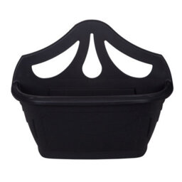 42Cm Wall Hanging Planter Plastic Venetian Flower Plant Pot Black Garden Basket - thumbnail 6