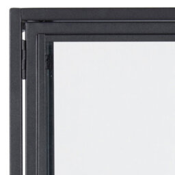 Furniture To Go Seaford 2 Glass Door Display Cabinet In Black - thumbnail 9