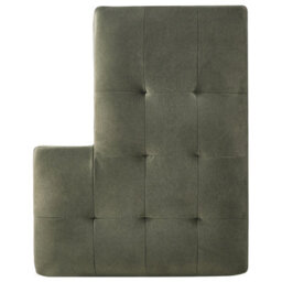 Beliani Corner Sofa 4 Seater Kiruna Velvet Dark Green Left Hand - thumbnail 6