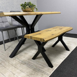 Kosy Koala Modern Dining Table Set With 2 Grey Velvet Chairs And Bench  Dining Room Furniture Set - thumbnail 6