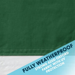 Loops Side Walls Door & Windows For 3X3M Pop-Up Gazebo - Green - Garden Party Tent - thumbnail 4