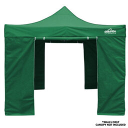 Loops Side Walls Door & Windows For 3X3M Pop-Up Gazebo - Green - Garden Party Tent - thumbnail 3
