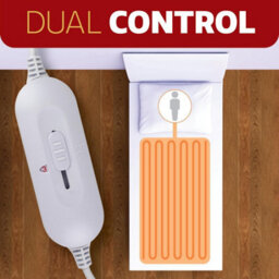 Dreamcatcher Deluxe Single Electric Blanket Single Control Fitted Polar Fleece Heated Bed Underblanket 190 X 90Cm 3 Heat Settings - thumbnail 6