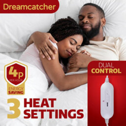 Dreamcatcher Deluxe Single Electric Blanket Single Control Fitted Polar Fleece Heated Bed Underblanket 190 X 90Cm 3 Heat Settings - thumbnail 5