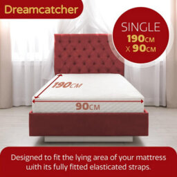 Dreamcatcher Deluxe Single Electric Blanket Single Control Fitted Polar Fleece Heated Bed Underblanket 190 X 90Cm 3 Heat Settings - thumbnail 4