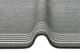 Bordered Black Modern Easy To Clean Dining Room Rug-160Cm X 230Cm - thumbnail 3