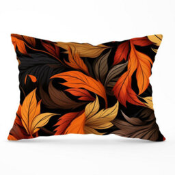 Warren Reed Designer Autumn Leaves Design Cushions 33Cm X 48Cm - thumbnail 1