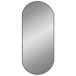 Vidaxl Wall Mirror Black 90X40 Cm Oval - thumbnail 2