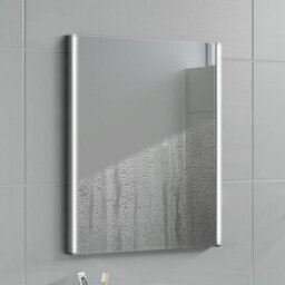 Ibathuk Glowvia Wall Mounted Led Illuminated Mirror, Modern Mirror For Bathroom With Touch Sensor & Demister Pad, 390 X 500mm - thumbnail 8