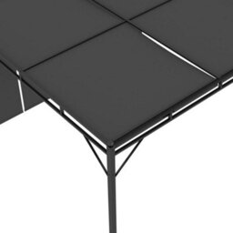 Berkfield Garden Gazebo With Side Curtain 3X3X2.25 M Anthracite - thumbnail 7