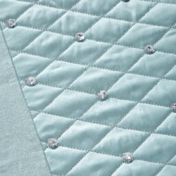 Catherine Lansfield Bedroom Sequin Cluster Quilted 240X260Cm Bedspread Duck Egg Blue - thumbnail 2