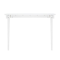 Small & Narrow White Wall Mounted Console Table - thumbnail 4