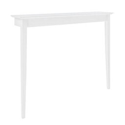 Small & Narrow White Wall Mounted Console Table - thumbnail 3