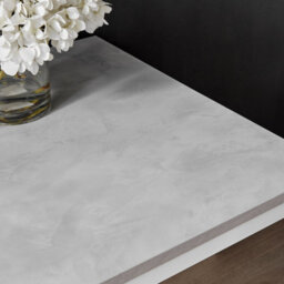 Furniturebox Uk Kendrick Grey Marble Effect Desk 120Cm For Home Working Study Gaming Office Desk. Elegant White Leg Melamine Desk - thumbnail 5