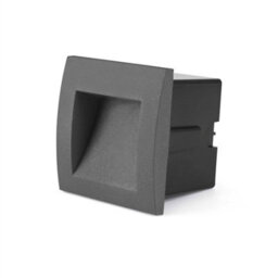 Luminosa Lighting Luminosa Sedna Led Outdoor Recessed Wall Light Dark Grey Ip65 - thumbnail 2