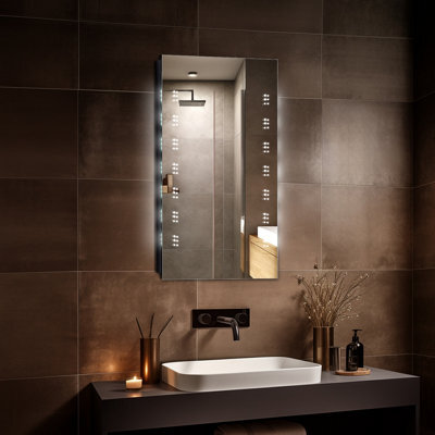 Sundaze 600 X 800mm Illuminated Led Light Bathroom Mirror Anti-Fog With Demister Pad Sensor - image 1