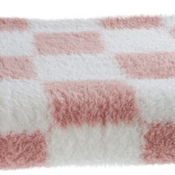 Living And Home Luxurious Exquisite Cozy Ultra Soft Plaid Plush Flannel Blanket Pink And White 150Cm W X 200Cm D Four Seasons - thumbnail 8
