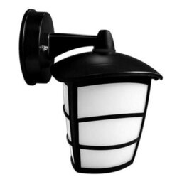 Eterna Modernobk Led Hanging Outdoor Porch Lantern Light Fitting - 6 Watt (Black)