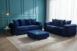 Stratus Interiors Ashley Corner Sofa Chesterfield Scatter Back - Scatter Back (Smaller) - 3 And 2 Seater Set - thumbnail 1